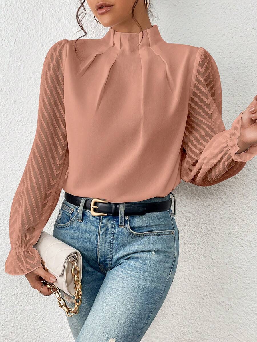 Elegant Casual Turtleneck Womens Blouse - Versatile Winter Style for Every Occasion 7