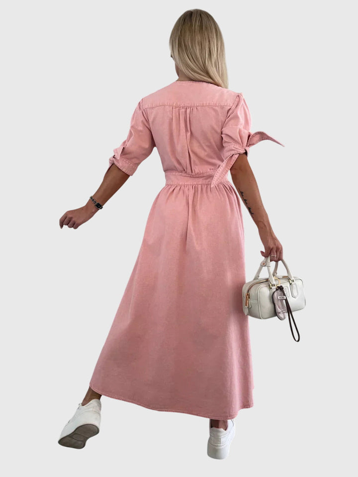 Elegant Denim Dress for Effortless Sophistication and Comfort 2