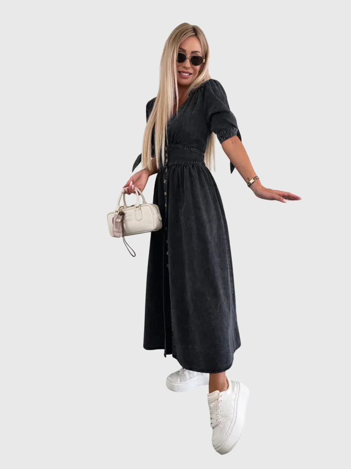 Elegant Denim Dress for Effortless Sophistication and Comfort 6