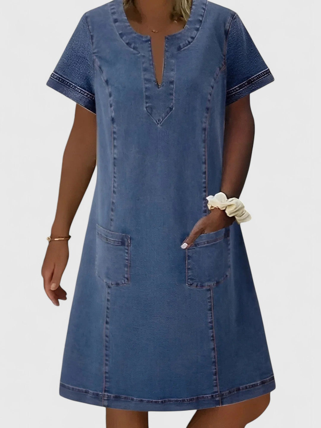 Elegant Denim Dress for Effortless Style and Comfort 0