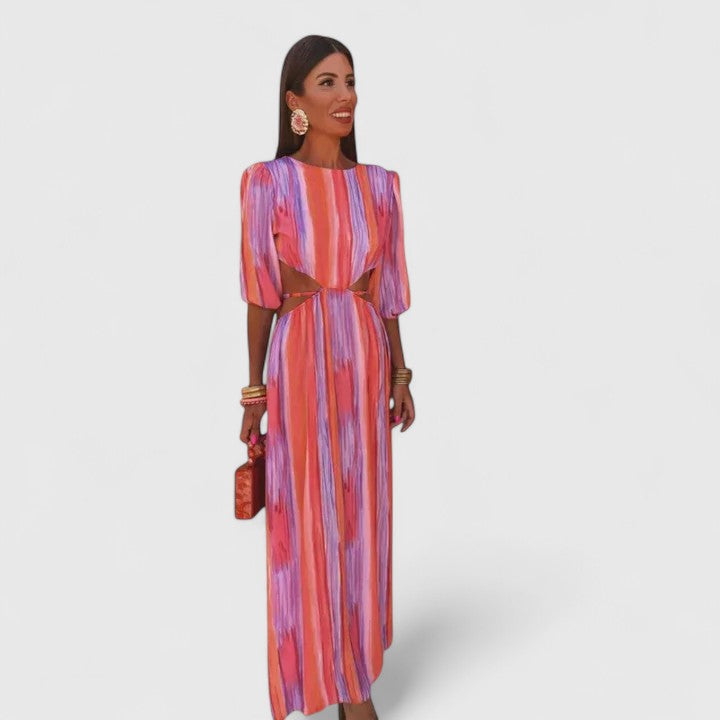 Elegant Dress with Side Cut-Outs for Modern Sophistication 0