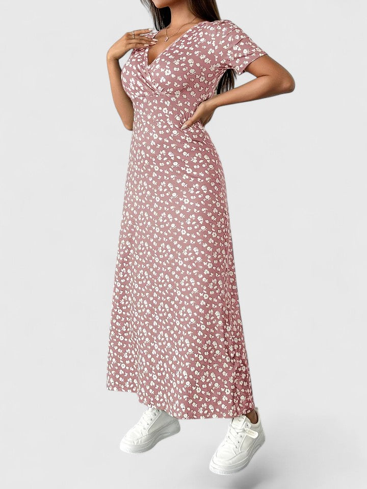 Elegant Floral Maxi Dress for Women - Lightweight and Versatile Style 0