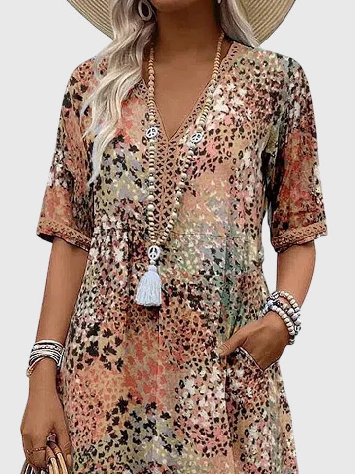 Elegant Floral Midi Dress for Effortless Style and Comfort 5