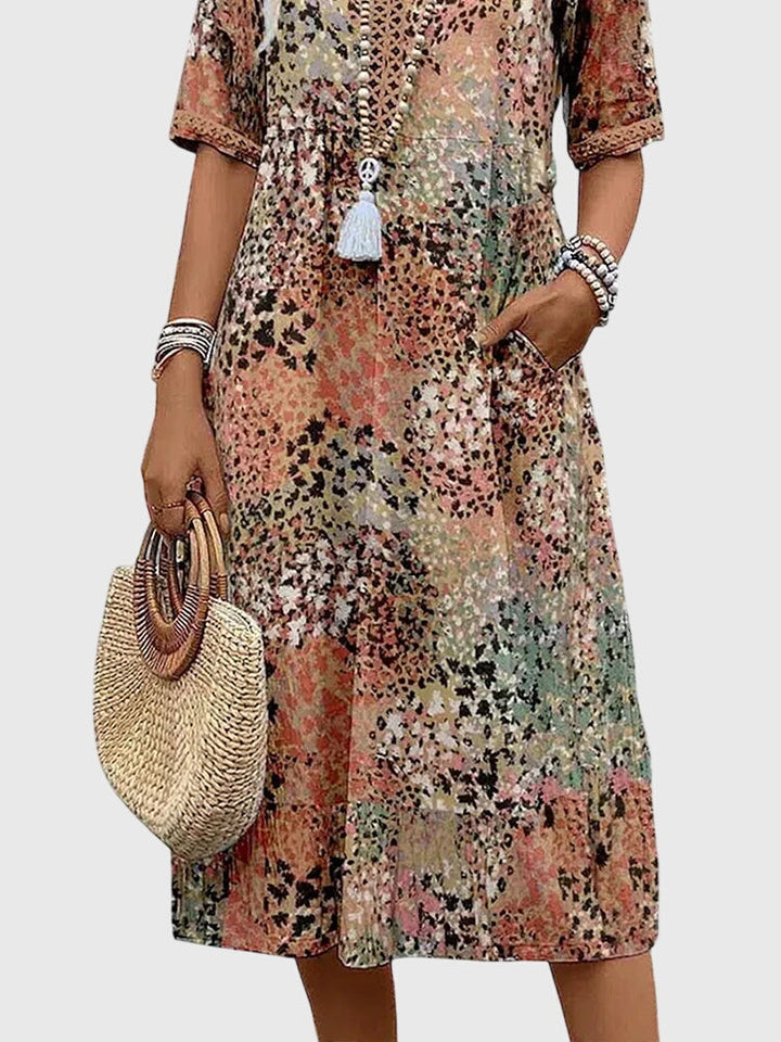 Elegant Floral Midi Dress for Effortless Style and Comfort 6