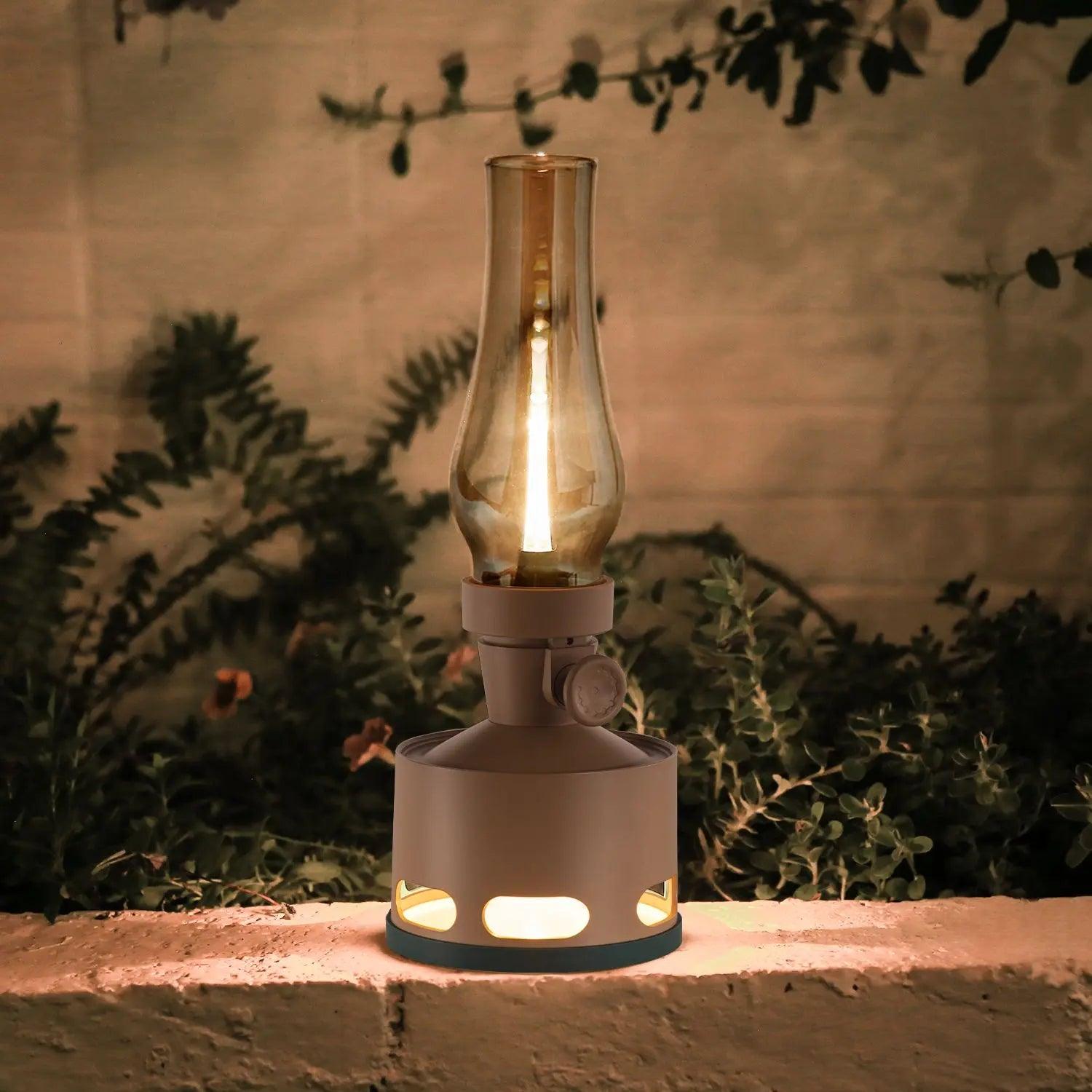 Elegant LED-lykta med Vintage Charm – Energieffektiv och Lång Batteritid 9