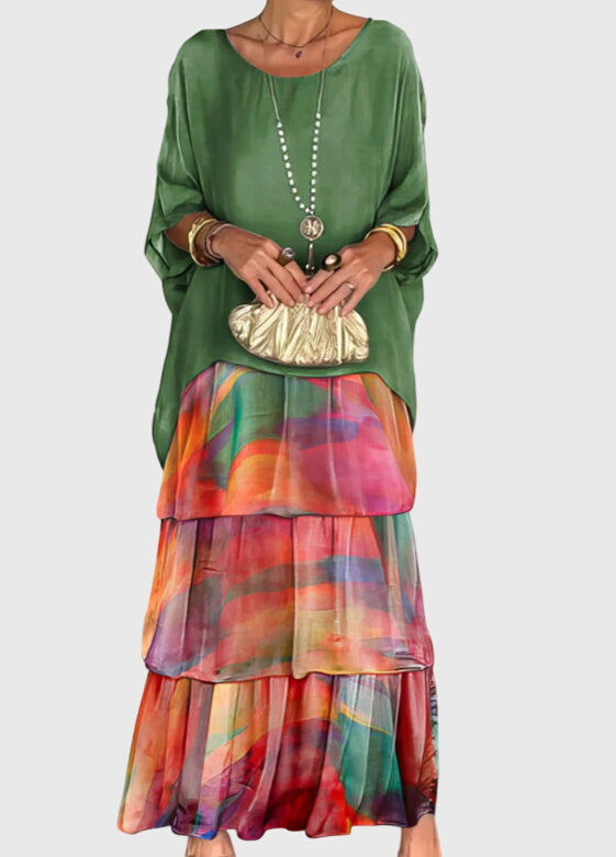 Elegant Long Flowing Dress for Women - Perfect for Weddings and Events 1