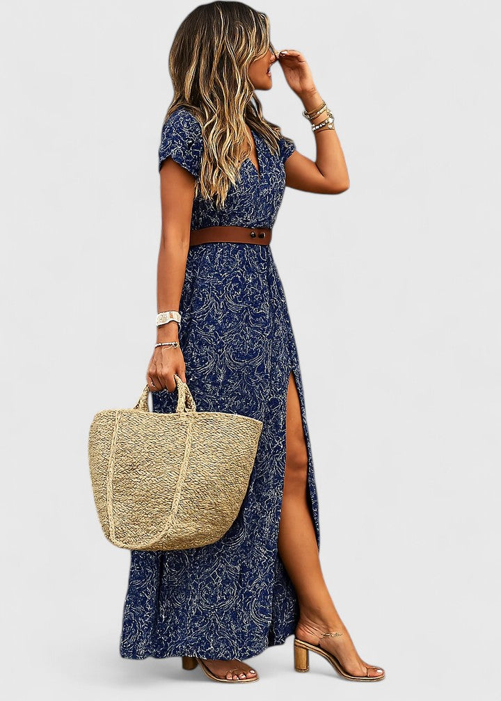 Elegant Maxi Dress for Summer Events - Flattering Fit & Boho Design 1