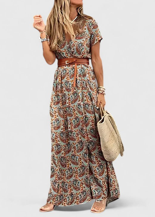 Elegant Maxi Dress for Summer Events - Flattering Fit & Boho Design 3