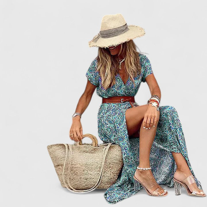 Elegant Maxi Dress for Summer Events - Flattering Fit & Boho Design 5