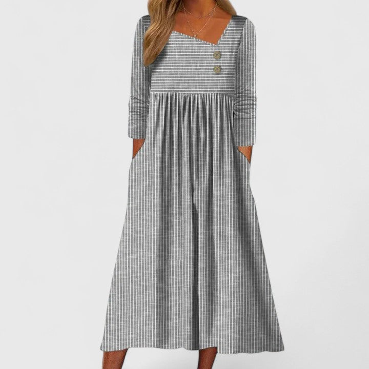 Elegant Midi Dress for Versatile Style and Comfort 0