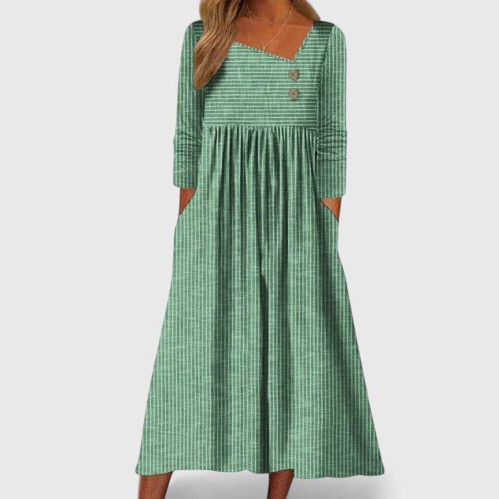 Elegant Midi Dress for Versatile Style and Comfort 1