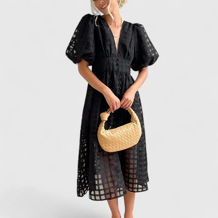 Elegant Midi Dress for Versatile Style and Sophistication 1