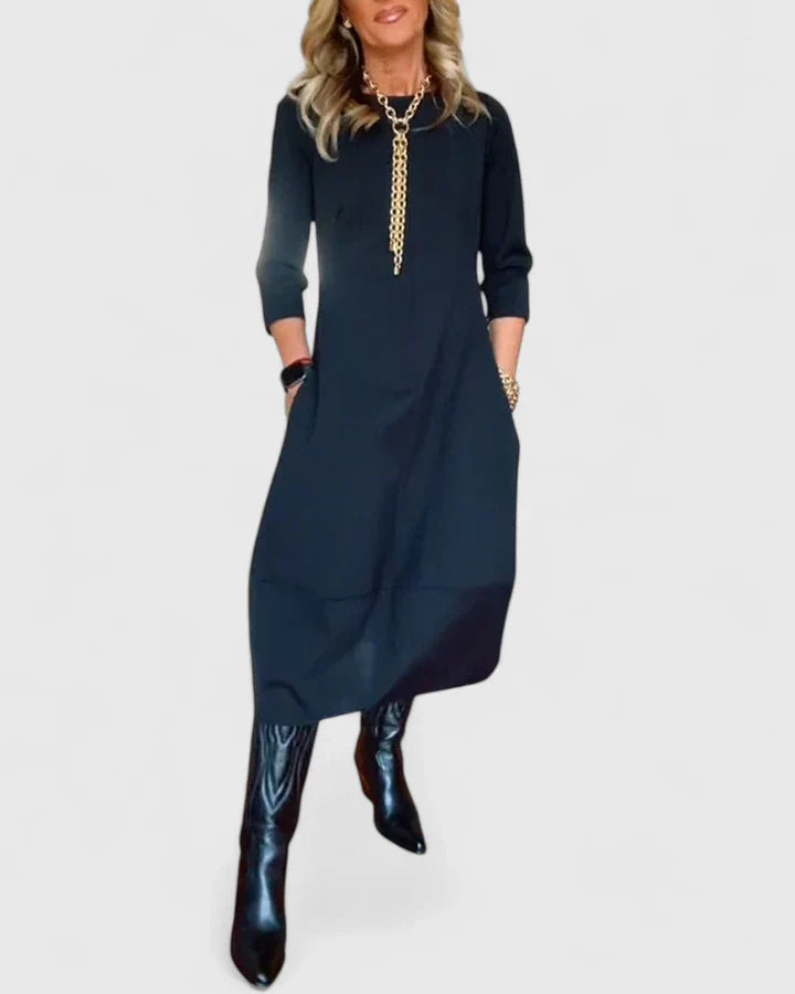 Elegant Midi Dress for Women - Timeless Style and Comfort 2