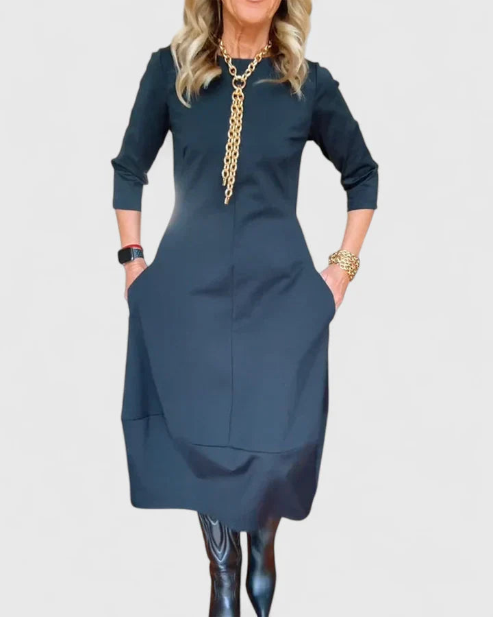 Elegant Midi Dress for Women - Timeless Style and Comfort 3
