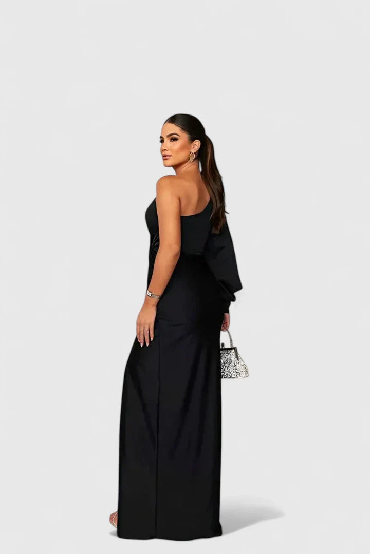 Elegant One-Shoulder Maxi Dress for Special Occasions 6