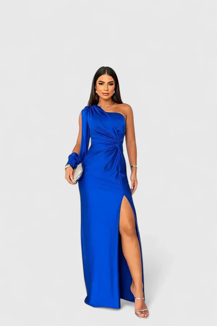 Elegant One-Shoulder Maxi Dress for Special Occasions 7