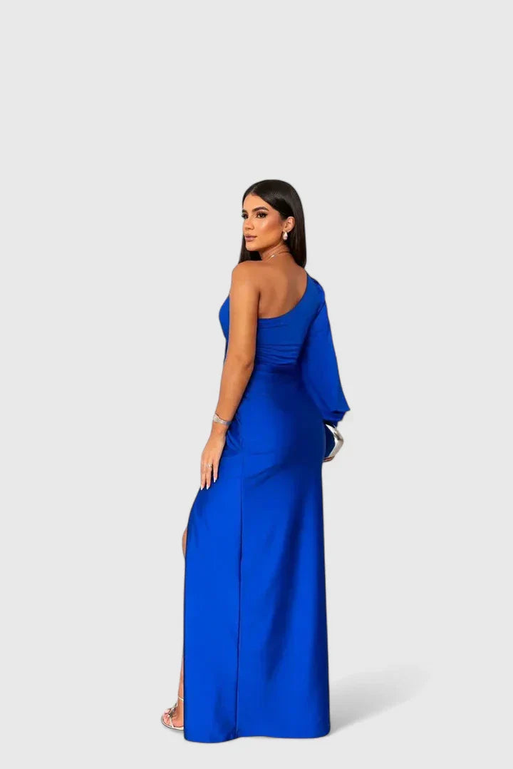 Elegant One-Shoulder Maxi Dress for Special Occasions 8
