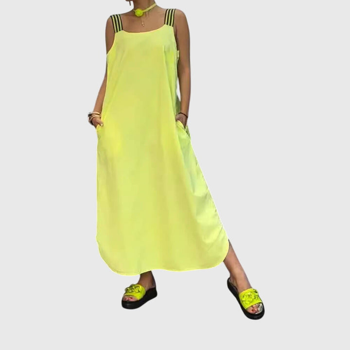 Elegant Summer Suspender Dress for Women - Flattering Fit & Versatile Style 0