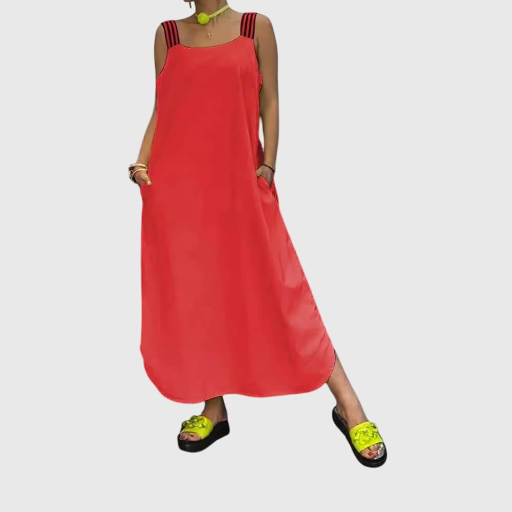 Elegant Summer Suspender Dress for Women - Flattering Fit & Versatile Style 4
