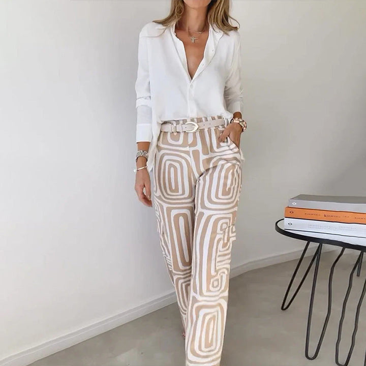 Elegant Two-Piece Set for Women - Chic Summer Outfit 2