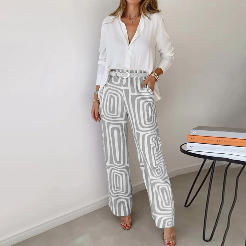 Elegant Two-Piece Set for Women - Chic Summer Outfit 4
