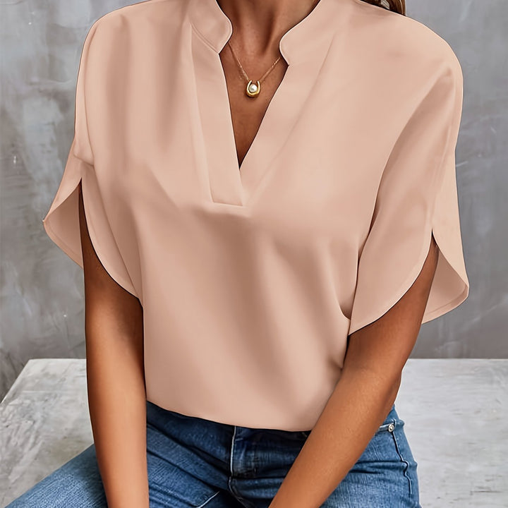 Elegant Women's Blouse - Chic Summer Tops for Women, Comfortable Fashion Top for Casual and Formal Occasions 0