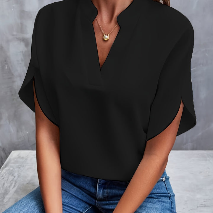 Elegant Women's Blouse - Chic Summer Tops for Women, Comfortable Fashion Top for Casual and Formal Occasions 4