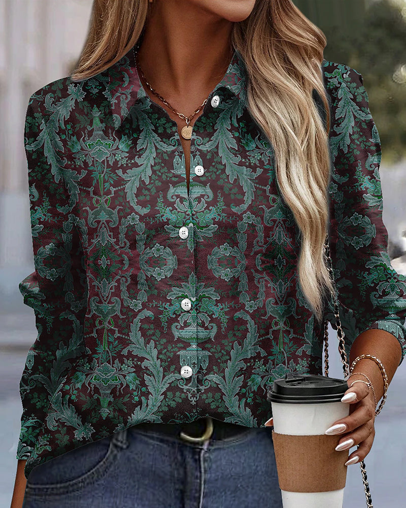 Elegant Women's Blouse with Unique Pattern for Casual and Formal Wear 3