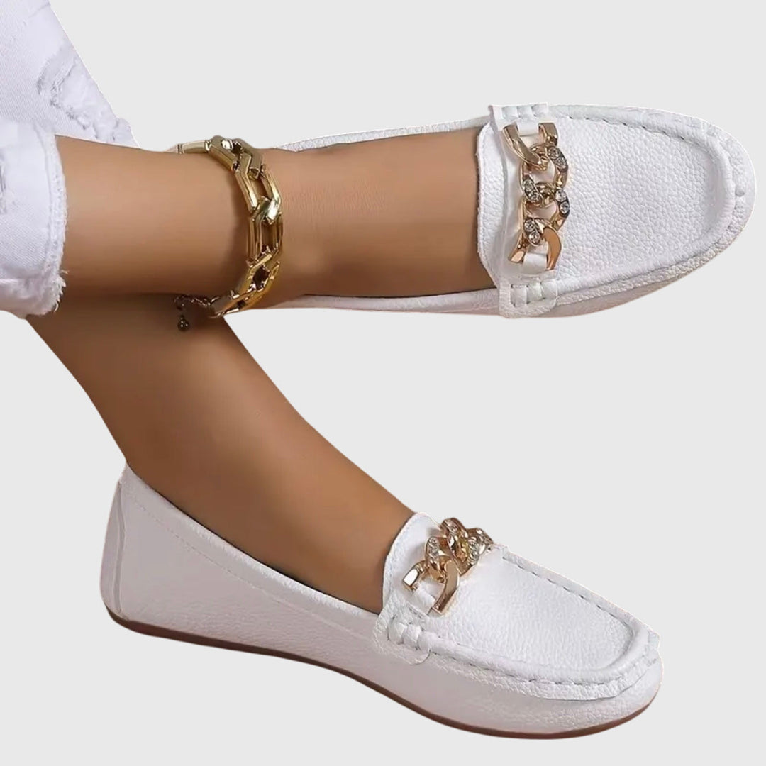 Elegant Women's Orthopedic Loafers with Cushioned Insole and Anti-Slip Sole 0