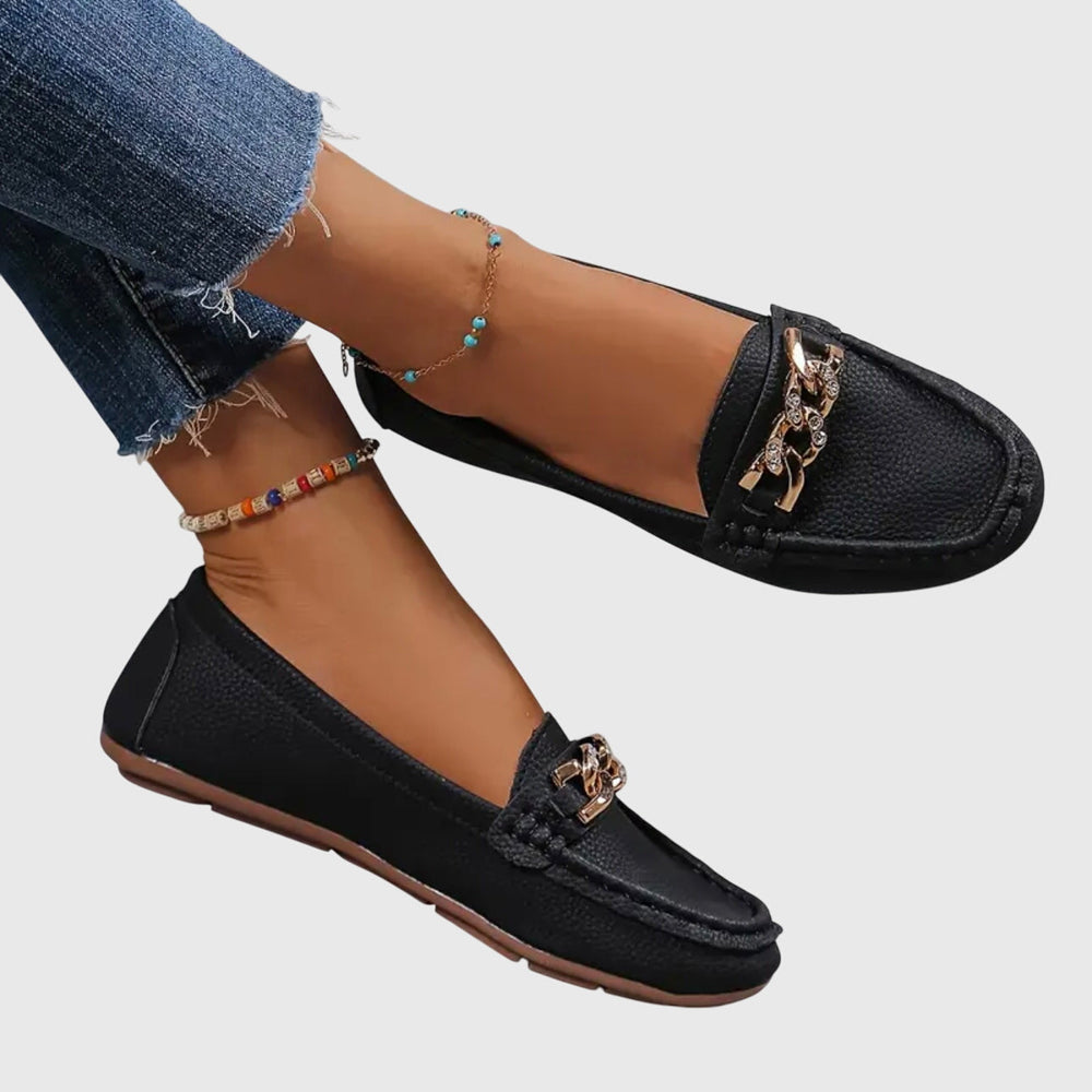 Elegant Women's Orthopedic Loafers with Cushioned Insole and Anti-Slip Sole 1