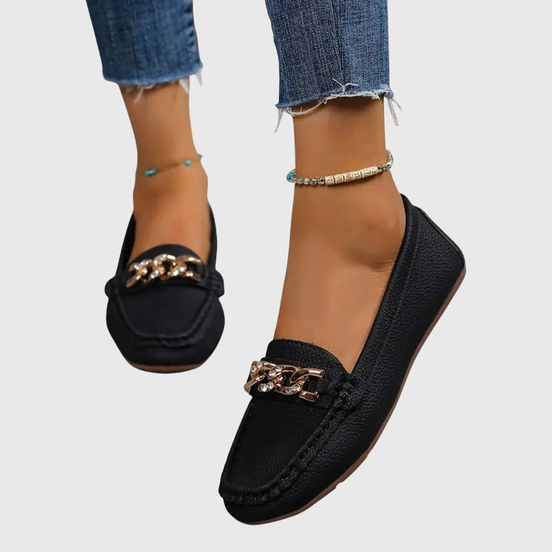 Elegant Women's Orthopedic Loafers with Cushioned Insole and Anti-Slip Sole 9