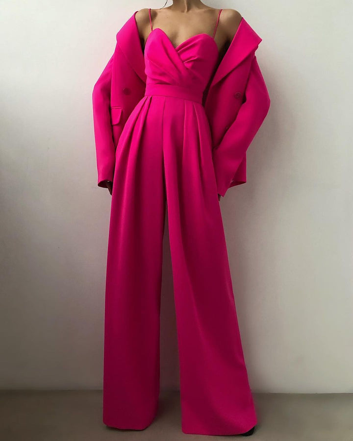 Elegant Women's Overall with High Waist and Slim Silhouette 10