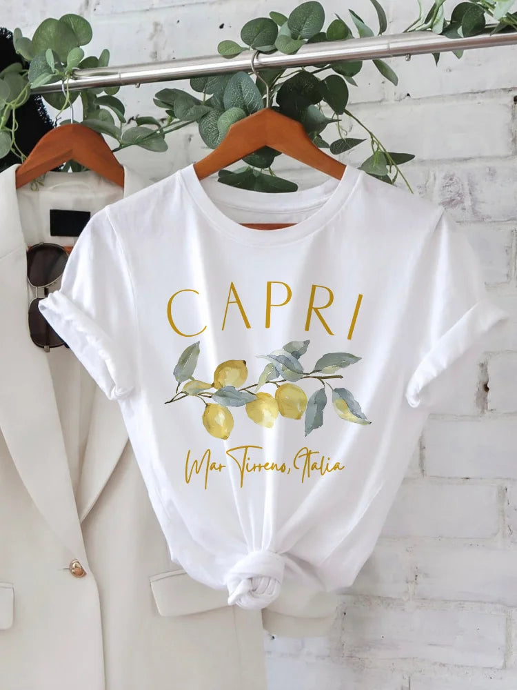 Elegant Women's T Shirt - Versatile Summer Styling for Casual Outings and Layering 1