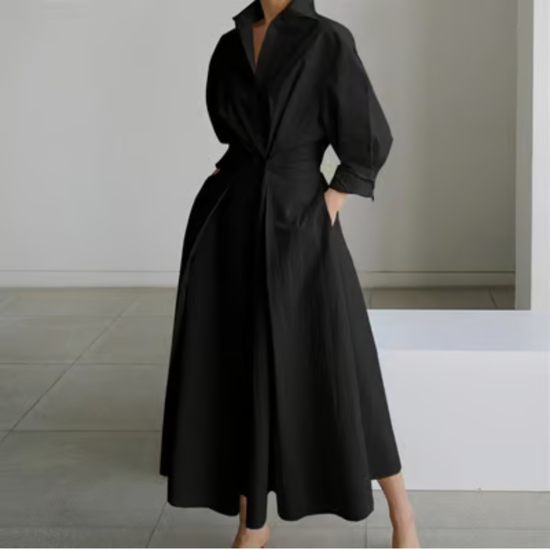 Elegant Women's Wrap Maxi Dress with Flattering Silhouette 0
