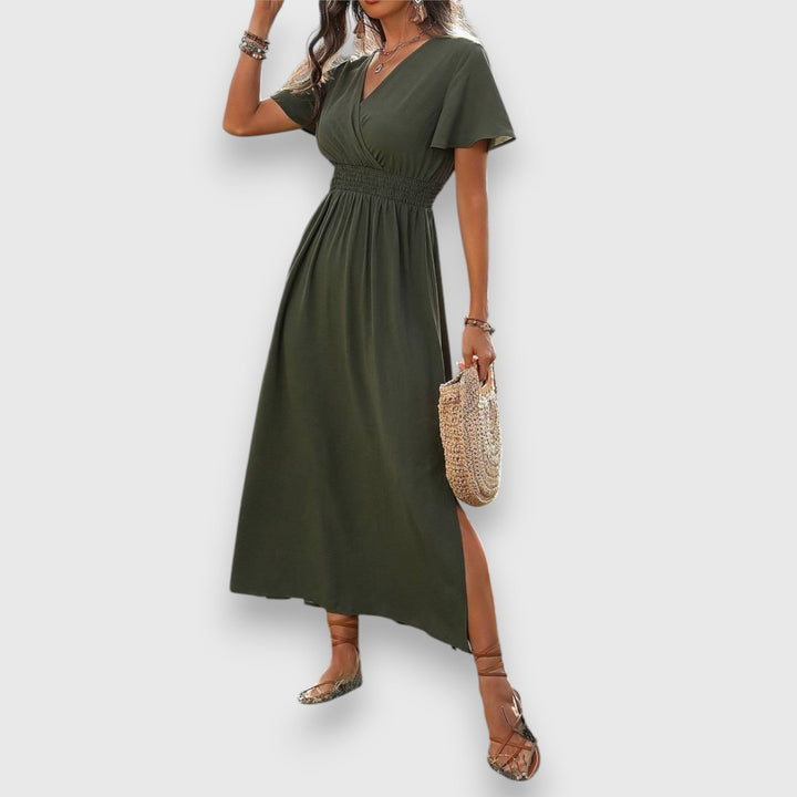 Elegant Womens Dress with Peter Pan Collar - Versatile Formal Dresses for Everyday and Special Occasions 0