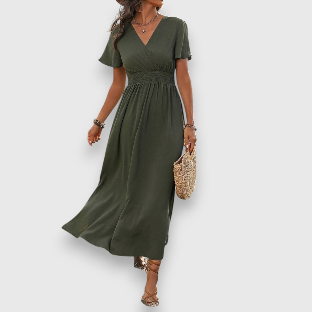 Elegant Womens Dress with Peter Pan Collar - Versatile Formal Dresses for Everyday and Special Occasions 1
