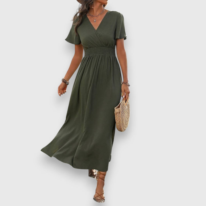 Elegant Womens Dress with Peter Pan Collar - Versatile Formal Dresses for Everyday and Special Occasions 1
