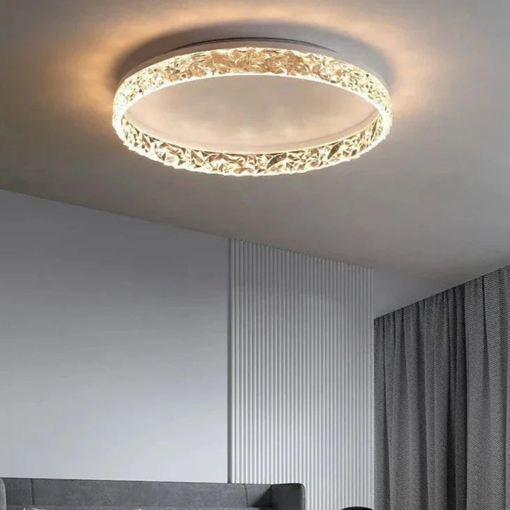 Evara - Nordisk kristall LED-taklampa 1