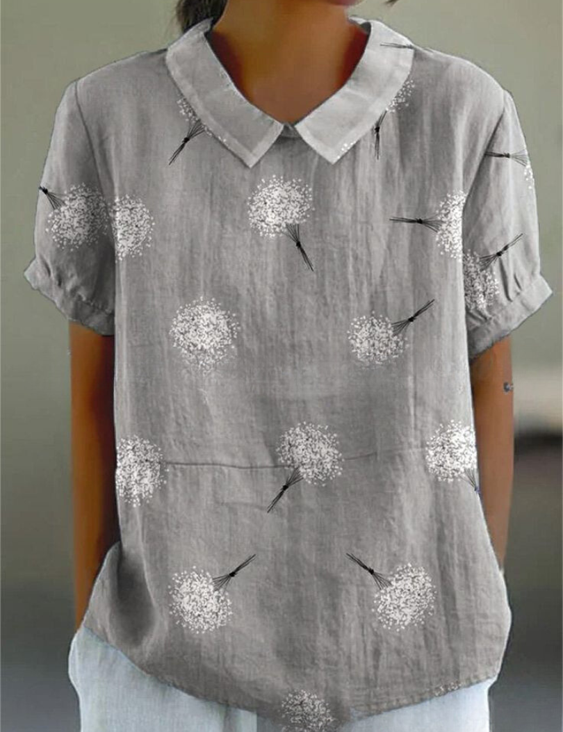 FLORA | Skjorta med blommigt tryck 14