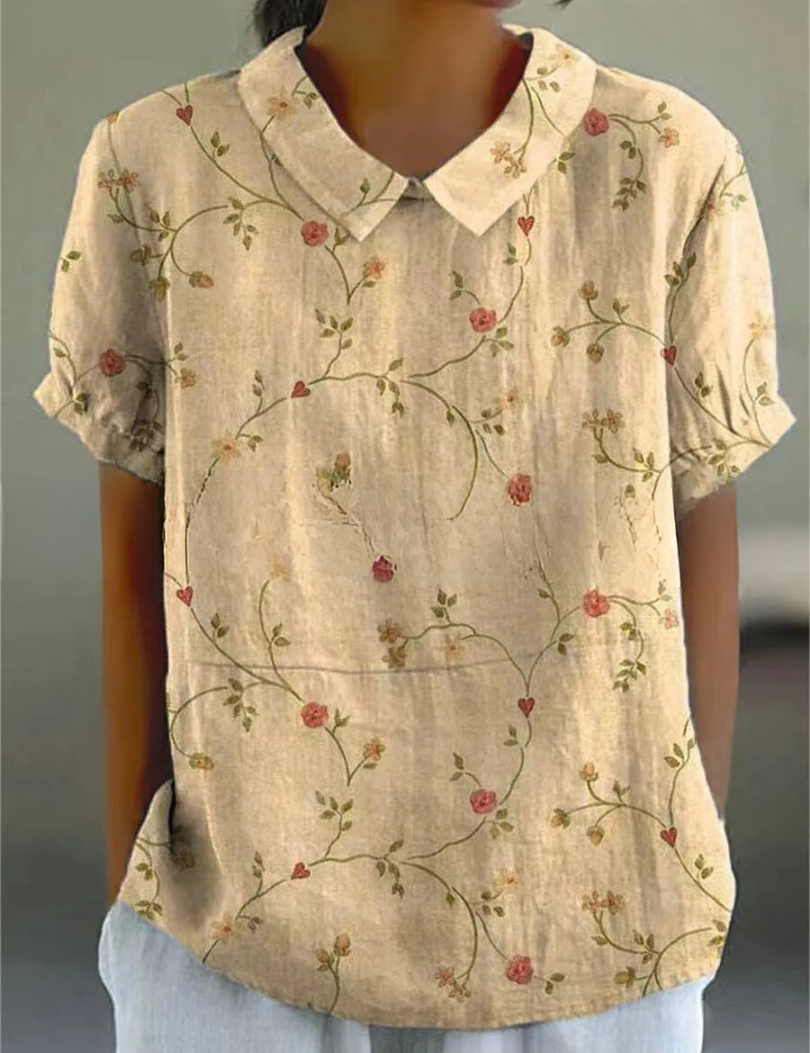 FLORA | Skjorta med blommigt tryck 2