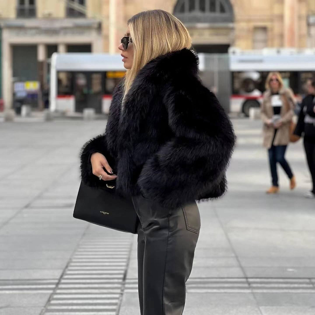 Faux Fur Jacket Women - Stylish & Warm Winter Coat for Chic Casual Looks 3