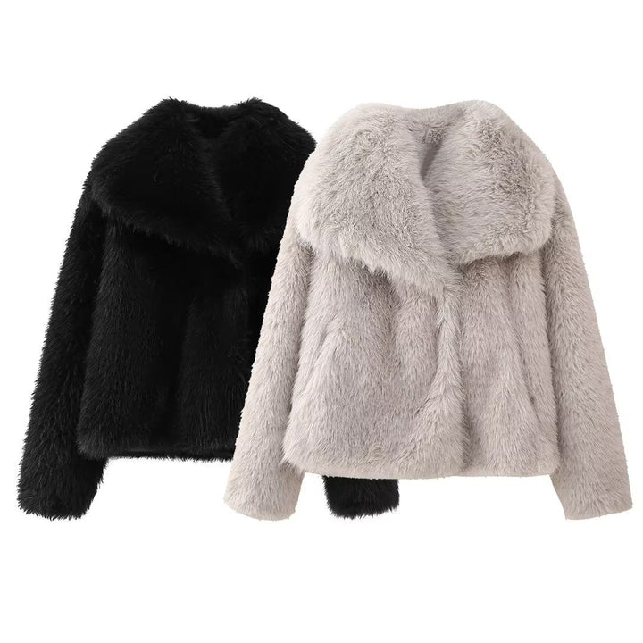 Faux Fur Jacket Women - Stylish & Warm Winter Coat for Chic Casual Looks 4