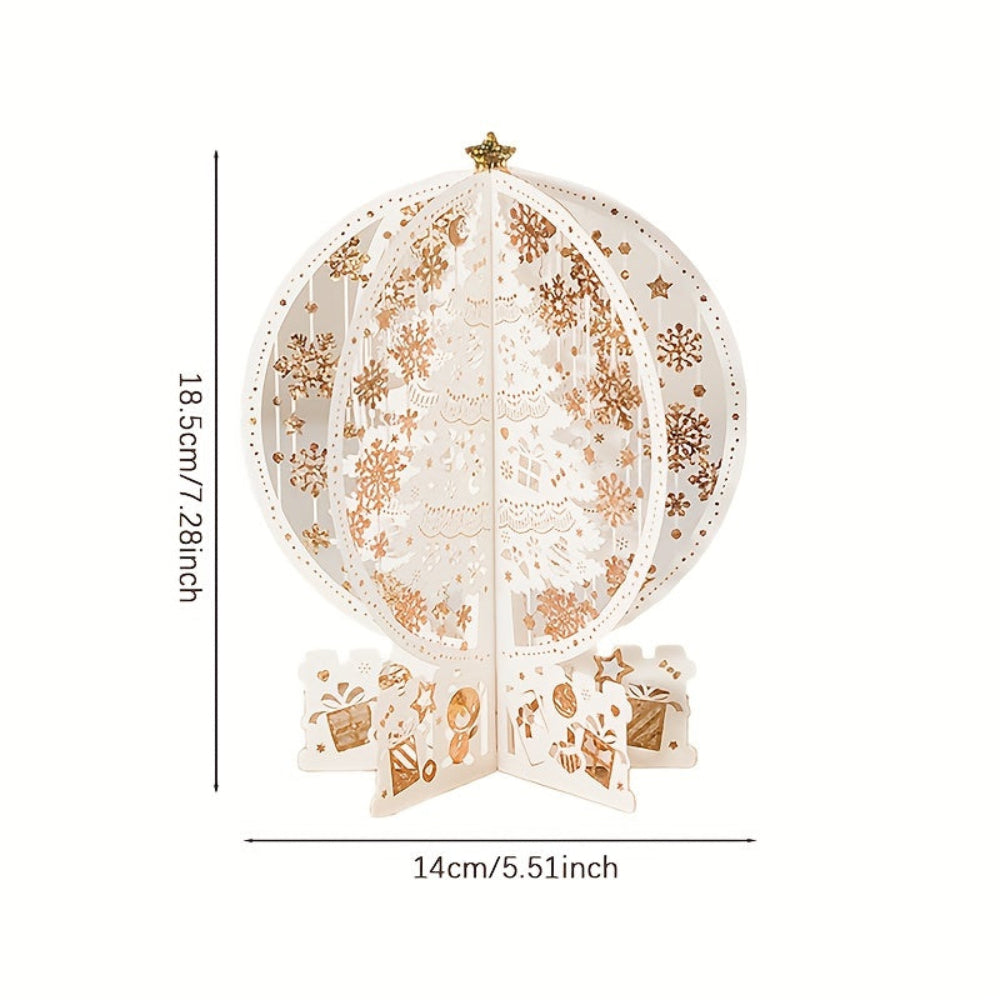 FestivaTree | 3D-popup-julkort med en festlig träddisplay 3