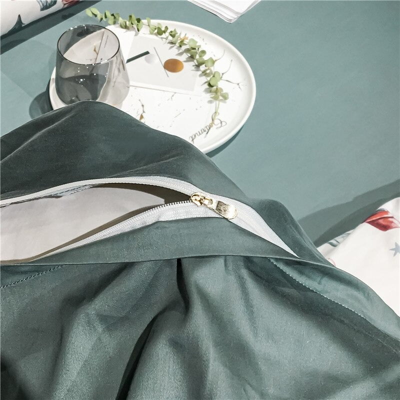 FestiveDream – Mysigt julbäddset med snöflingetryck 3