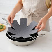 Filtdynor för Kastruller och Stekpannor – Skyddar mot Repor och Skador, Halkfria och Värmebeständiga, 12-pack och 24-pack Grå 0