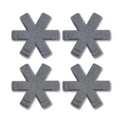 Filtdynor för Kastruller och Stekpannor – Skyddar mot Repor och Skador, Halkfria och Värmebeständiga, 12-pack och 24-pack Grå 2