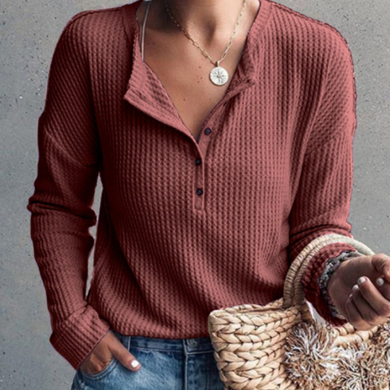 Flattering V-Neck Shirt for Women - Elegant & Versatile Style 9