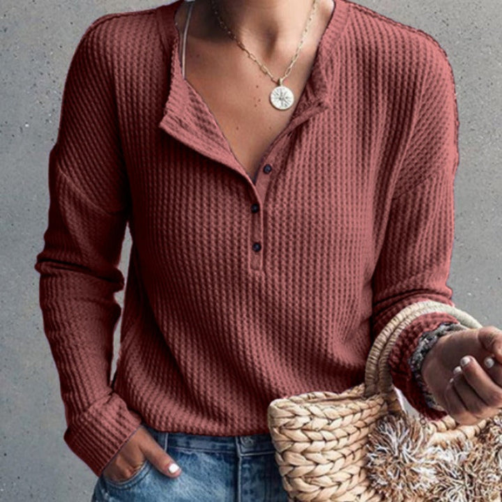 Flattering V-Neck Shirt for Women - Elegant & Versatile Style 9