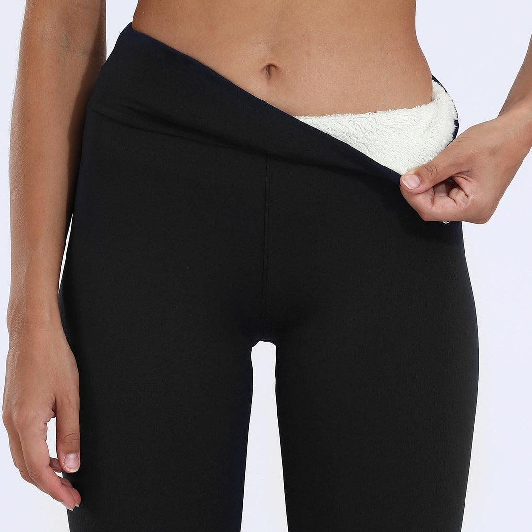Fleece Lined Leggings for Women - High-Waisted Winter Comfort & Style 3