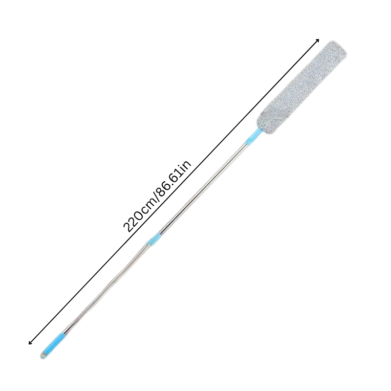 Flexibelt Rengöringsverktyg med Teleskophandtag för Svåråtkomliga Utrymmen – Lätt och Effektiv Städning med Mikrofiber Mopp 1